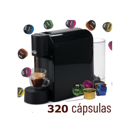 Cafetera S36 y 320 cápsulas Montecelio