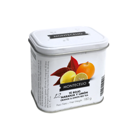 Nº12 lata té rojo naranja limón 180g